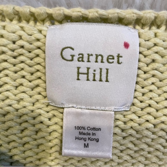 Garnet Hill Cotton Knit Cropped Sweater - Picture 4 of 10